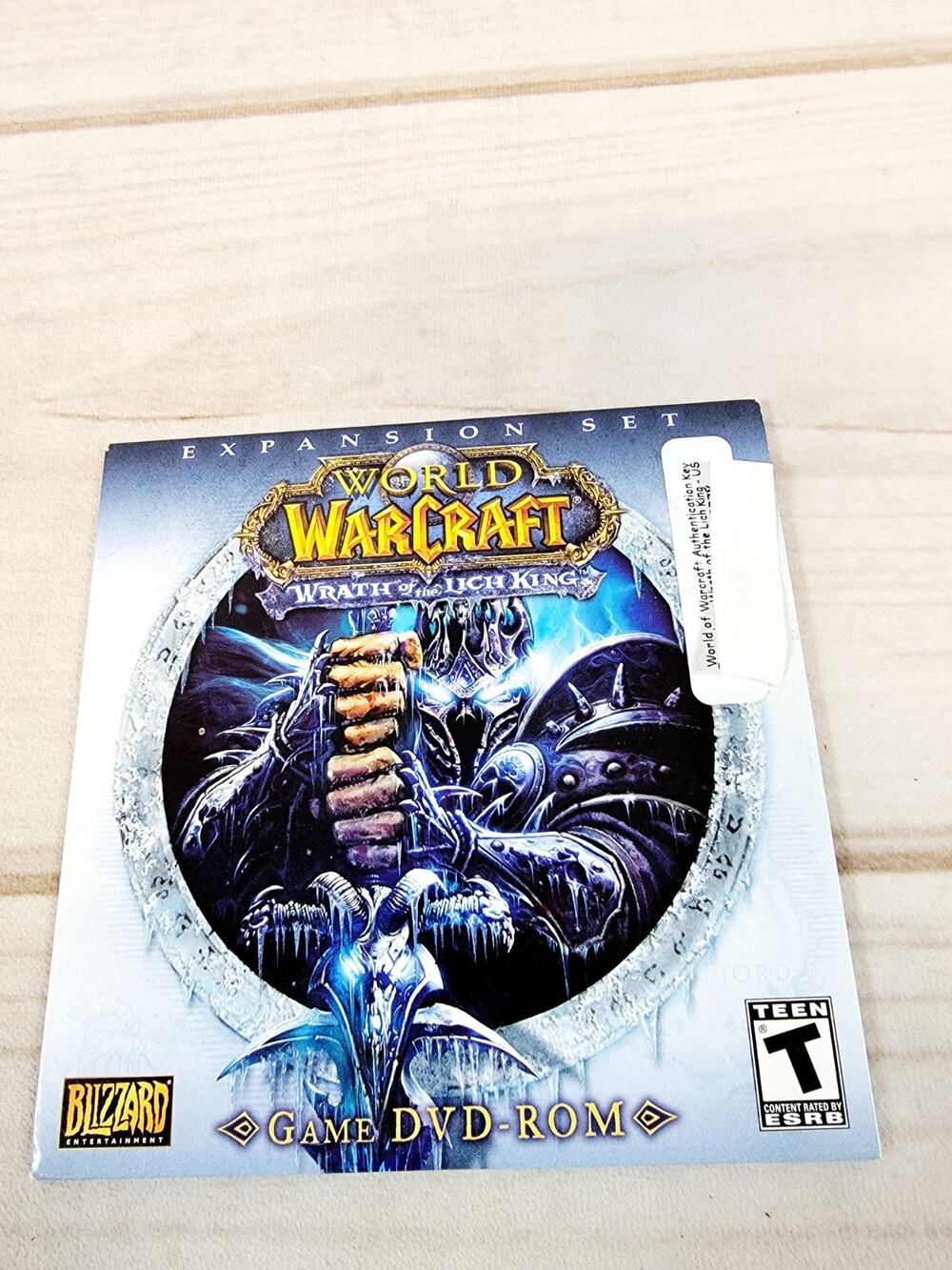 World of Warcraft: Wrath of the Lich King (PC 2008) Expansion Set Disc & Code